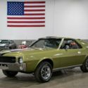 1969 AMC AMX  98639 Miles Green  360 V8 4-Speed Automatic