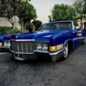 1969 Cadillac DeVille Convertible Blue RWD Automatic