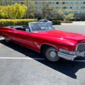 1969 Cadillac DeVille Convertible Convertible Red RWD Automatic