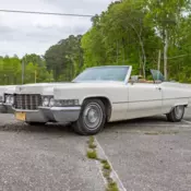 1969 Cadillac DeVille Convertible Convertible White