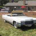 1969 Cadillac DeVille Coupe Convertible White RWD Automatic