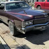 1969 Cadillac Eldorado Coupe Purple Touring
