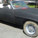 1969 CAMARO CONVERTIBLE HUGGER ORANGE ON WHITE  BARNFIND VERY SOLID PROJECT