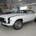 1969 Camaro Convertible SS 396/350 HP 4spd. White on White Frame Off Restored