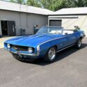 1969 CAMARO CONVERTIBLE SS X55 REAL SS 350 4SPD 12 BOLT PS PDB LEMANS BLUE