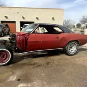 1969 CAMARO NEW MEXICO DESERT BARN FIND PROJECT FACTORY RED/RED