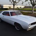 1969 Camaro Pro-Touring Coupe, White w/Red int. Wegner 416/850hp, 5-Speed Manual