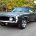 1969 Camaro project car  x 44 350 4 speed fathom green