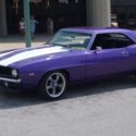 1969 Camaro   purple z28 stripes