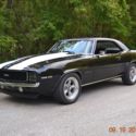 1969 CAMARO RS 396 4SPD SOLID LASER STRAIGHT HIGH QUALITY CAR BEAUTIFUL BLACK