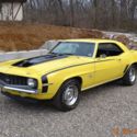 1969 CAMARO SS 383 FUEL INJECTED ENGINE SOLID AND NEW FACTORY DAYTONA YELLOW