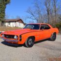 1969 CAMARO SS 396 AUTO PS PDB SOLID STRAIGHT BEAUTIFUL HUGGER ORANGE VERY NICE