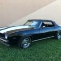 1969 Camaro SS Convertible 427 engine M22 triple black