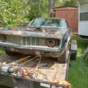 1969 camaro. straight 6, starts up, goes into gear. Rotted bad. For parts