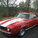 1969 Camaro Z-28 Dz302 Red with White Stripes