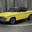 1969 CHEVELLE #s Match 396 Pwr St Disc Br 4spd AC Frame Off RARE COLOR Watch Vid