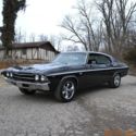 1969 CHEVELLE SS 396 4SPD PS PDB SOLID ORIGINAL METAL BEAUTIFUL TUXEDO BLACK