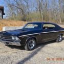 1969 CHEVELLE SS 396 AUTO 12 BOLT SOLID BEAUTIFUL TUXEDO BLACK VERY NICE CAR