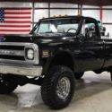 1969 Chevrolet C20  3805 Miles Black Pickup Truck 350 V8 Automatic
