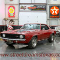 1969 Chevrolet Camaro  10141 Miles Garnet Red  302 V8 4 speed Manual