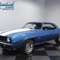 1969 Chevrolet Camaro  779 Miles Lemans Blue Coupe 327 CI 3 Speed Automatic