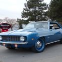 1969 Chevrolet Camaro 99,507 Miles LeMans Blue Coupe V8 5 speed manual