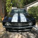 1969 Chevrolet Camaro Black Stripes Leather Restomod Project 3 Speed Manual X11