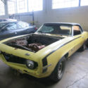 1969 Chevrolet Camaro Convertible X11 V8 Daytona Yellow High Optioned Project