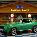 1969 Chevrolet Camaro-Green Metallic / Meteor Gray