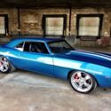 1969 Chevrolet Camaro RS RestoMod 2,000 Miles Lemans Blue coupe 425HP LS 6 Speed