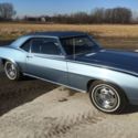 1969 Chevrolet Camaro RS SS 350 Glacier Blue Stock condition