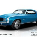 1969 Chevrolet Camaro RS/SS Lemans Blue Hardtop 396 V8 4 Speed Manual