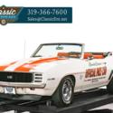 1969 Chevrolet Camaro RS/SS Pace Car Z11 Convertible Numbers Matching Air