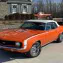 1969 Chevrolet Camaro SS Convertible Orange RWD Automatic