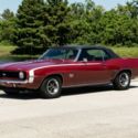 1969 Chevrolet Camaro SS Convertible X11 Cold Air Conditioning Bucket Seats