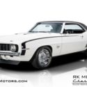 1969 Chevrolet Camaro SS Dover White Hardtop 396 V8 4 Speed Manual