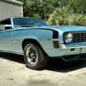 1969 Chevrolet Camaro SS Glacier Blue 7116 original miles