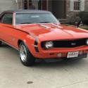 1969 Chevrolet Camaro SS  Huggar Orange Number Matching