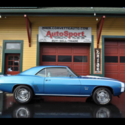 1969 Chevrolet Camaro SSRS LeMans Blue White Houndstooth! 62882 Miles LeMans Blu