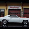 1969 Chevrolet Camaro SSRS White/Hugger Orange Stripes Houndstooth Inter 22557 M