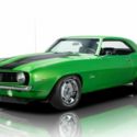 1969 Chevrolet Camaro  Synergy Green Metallic Hardtop 350 V8 3 Speed Automatic