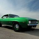 1969 Chevrolet Camaro X44 A/C V8 High Impact color Rally Green Roller Project
