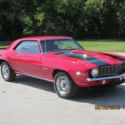 1969 CHEVROLET CAMARO Z28 X77 GARNET RED