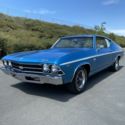 1969 Chevrolet Chevelle  1526 Miles Blue Hardtop  4-Speed Manual