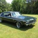 1969 Chevrolet Chevelle 2 door hardtop SS green 454 400 trans MANY UPDATES.