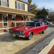 1969 Chevrolet Chevelle Coupe Red SS