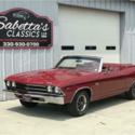1969 CHEVROLET CHEVELLE  GARNET RED CONVERTIBLE 396 Manual