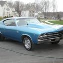1969 Chevrolet Chevelle SS 396 Clone Lemans Blue Black Interior 402 Big Block