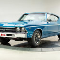 1969 Chevrolet Chevelle SS  396 V8  Coupe Marina Blue