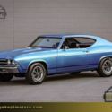 1969 Chevrolet Chevelle SS LeMans Blue Coupe 468 V8 17866 Miles